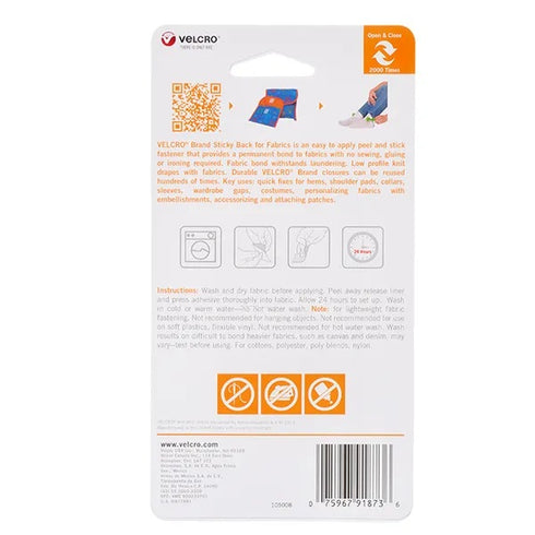 Sticky Back Hook & Loop Velcro Dots for Fabrics